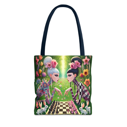The Spring Gambit: A Fairy’s Move Tote Bag – Whimsical Chess & Spring Magic