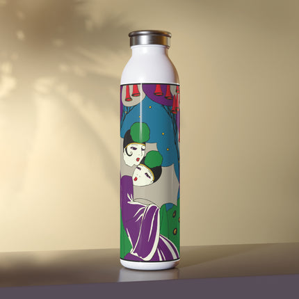Two Pierrots Slim Water Bottle