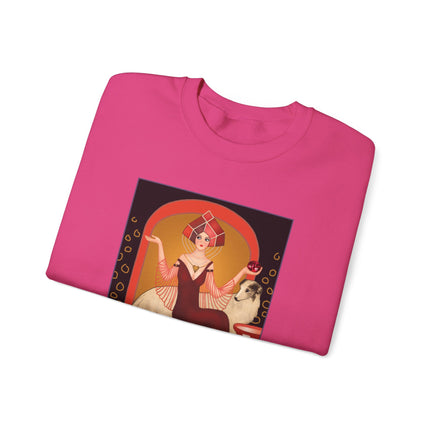 January & Garnet (from the Gem Series) by Sofia Chiostri Heavy Blend™ Crewneck Sweatshirt