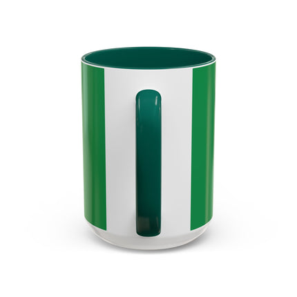 🍀🎄 The Emerald Holly Christmas Colorful Mug – Art Deco Holiday Elegance