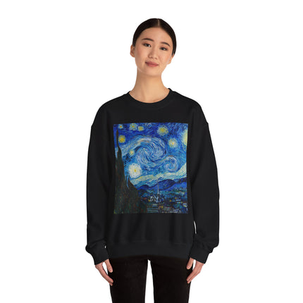 The Starry Night by Vincent Van Gogh Heavy Blend™ Crewneck Sweatshirt