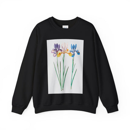 Blue Iris by Anselmus Boëtius de Boodt Heavy Blend™ Crewneck Sweatshirt