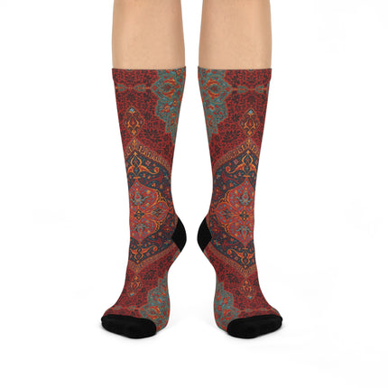 Arabesques by Émile Prisse d'Avennes Cushioned Crew Socks