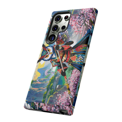 Cyberpunk Samurai Owl Phone Cases