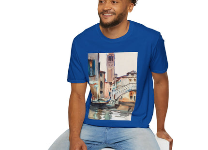 A Bridge and Campanile, Venice by John Singer Sargent Softstyle T-Shirt