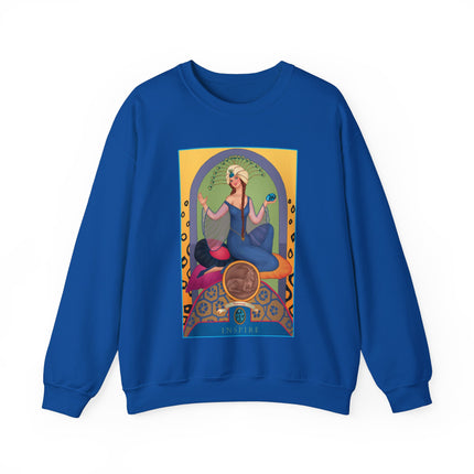 December & Tanzanite (from the Gem Series) by Sofia Chiostri Heavy Blend™ Crewneck Sweatshirt