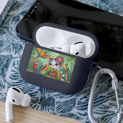 Parrot Dance of the Geisha Kitten AirPods and AirPods Pro Case