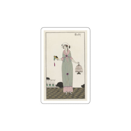 Robe de linon (Linen Dress) by Charles Martin Die-Cut Stickers (5 Sizes)