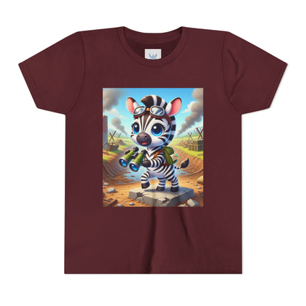 Zebra Lookout Youth Short Sleeve Tee