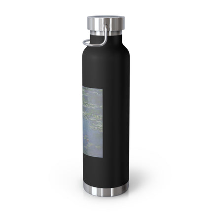 Water Lilies by Claude Monet Copper Vacuum Insulated Bottle, 22oz