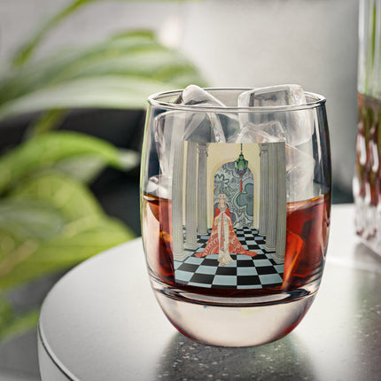 Cadmus Beheld a Female Figure by Virginia Frances Sterrett Whiskey Glass