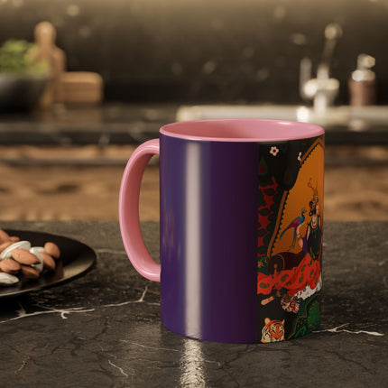 The Jewel Pavilion Colorful Mug (11oz, 15oz) – Royal Elegance, Peacock Beauty & Jewel-Toned Splendor