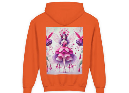 Fuchsia Fairy Youth Heavy Blend Hooded Sweatshirt