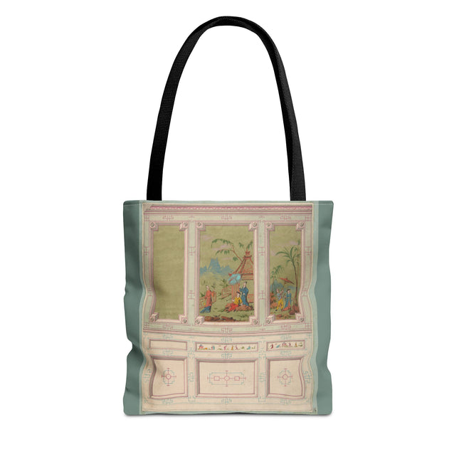 Chinoiserie scenes by Anonymous Tote Bag (AOP)