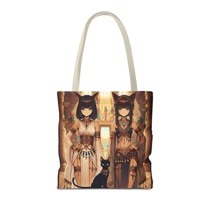 The Egyptian Priestess Cats Tote Bag – Temple Guardians & Ancient Grace