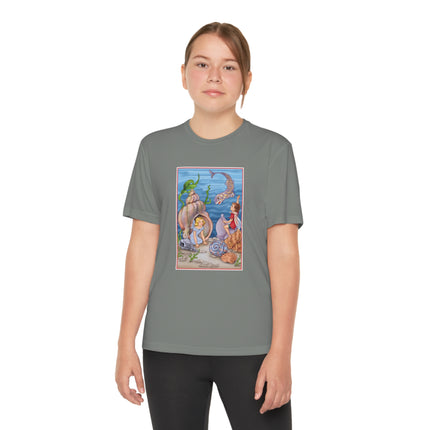 Fairy Whispers of the Sea Youth Competitor Tee – Ocean Magic & Underwater Wonder