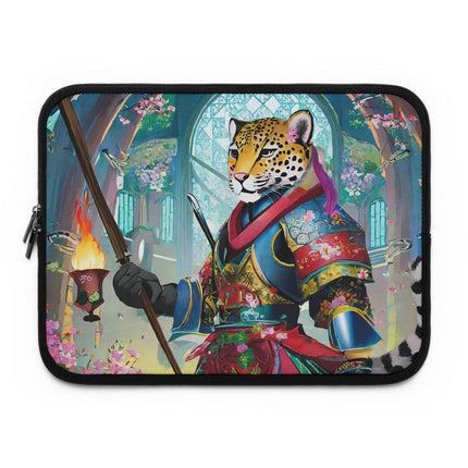 Cyberpunk Leopard Laptop Sleeve