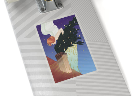 The Christmas Angel Kiss-Cut Stickers (4 Sizes)