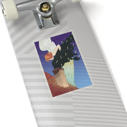The Christmas Angel Kiss-Cut Stickers (4 Sizes)