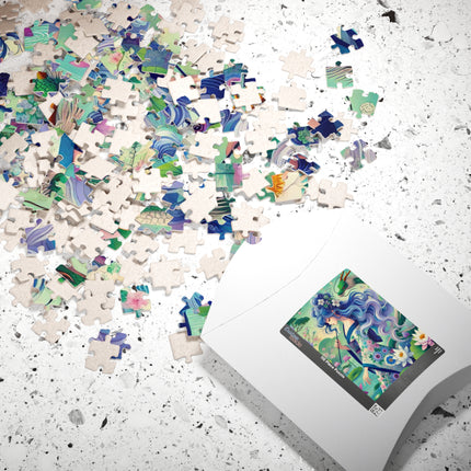 Fairy of the Koi Pond Puzzle (110, 252, 520-piece)