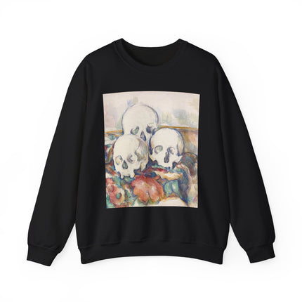 The Three Skulls by Paul Cézanne Unisex Heavy Blend™ Crewneck Sweatshirt
