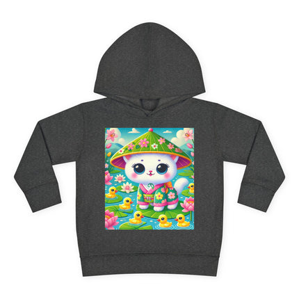 Lily Pond Stroll Toddler Pullover Fleece Hoodie