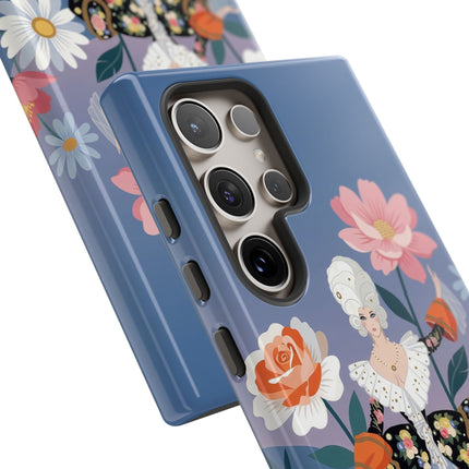 🌸🎀 The Grand Floral Promenade Phone Case – Art Deco Fashion Fantasy