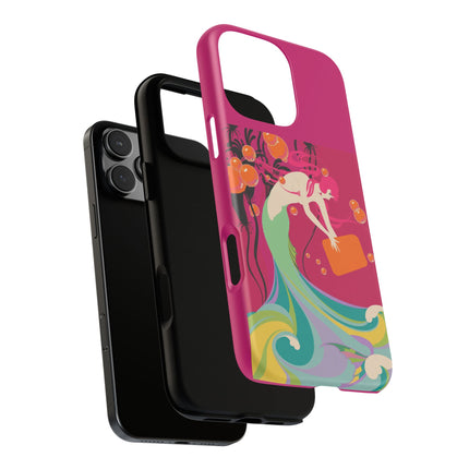 Mermaid Dive Phone Case – Vibrant Waves & Playful Elegance
