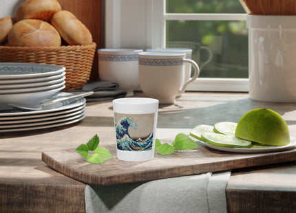 The Great Wave off Kanagawa by Katsushika Hokusai Ceramic Shot Glass