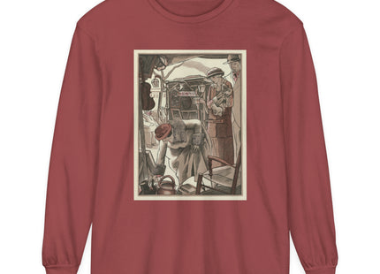 Bric-A-Brac by Fernand Siméon Garment-dyed Long Sleeve T-Shirt