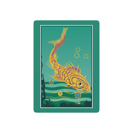 Golden Serenity Playing Cards