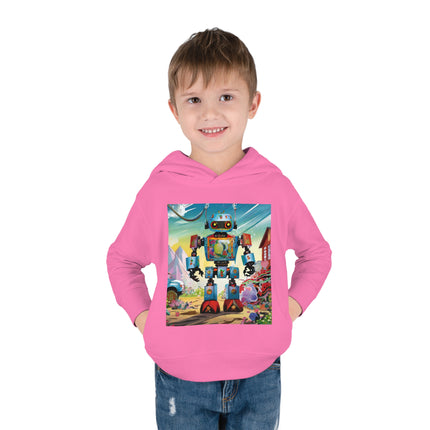 The Rusty Robot Toddler Pullover Fleece Hoodie