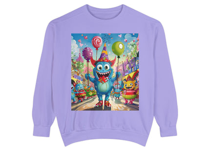 Monster Parade Madness Unisex Garment-Dyed Sweatshirt