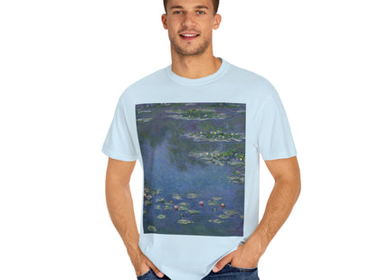 Water Lilies by Claude Monet Unisex Garment-Dyed T-shirt