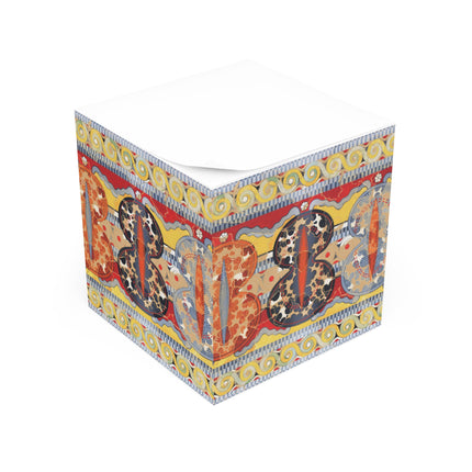 Reproduction of the Shield Frieze by Emile Gilliéron Note Cube