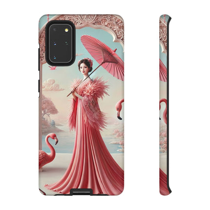 Petals, Porcelain, and Flamingos Phone Cases