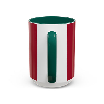 Butterfly Empress of the Crimson Pavilion Colorful Mug (11oz, 15oz) – Art Deco Beauty, Butterfly Elegance & Ornamental Style