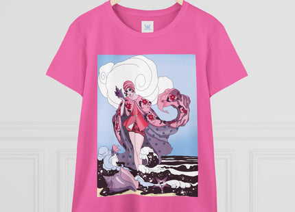 Goddess of the Swirling Sea Midweight Cotton Tee