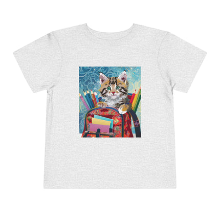 Whiskered Wanderings Toddler Short Sleeve Tee