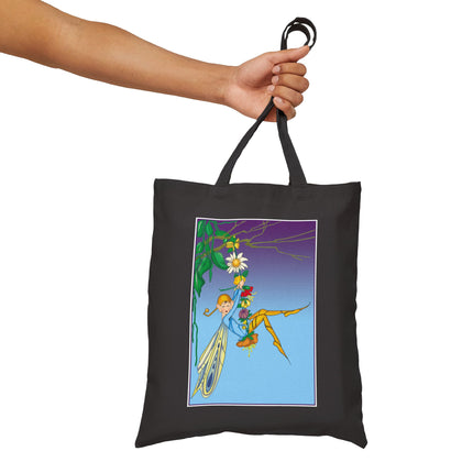 A Fairy's Delight Cotton Canvas Tote Bag