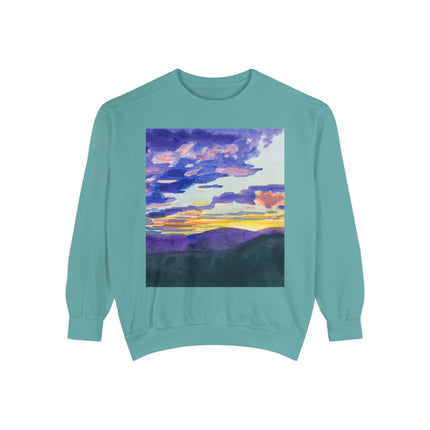 Naturstudie XII by Karl Wiener Garment-Dyed Sweatshirt