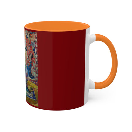 Fish, Fruits, and Flowers by Kathryn E. Cherry Colorful Mugs, 11oz