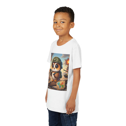 Owl on the Front Lines Youth Short Sleeve Tee