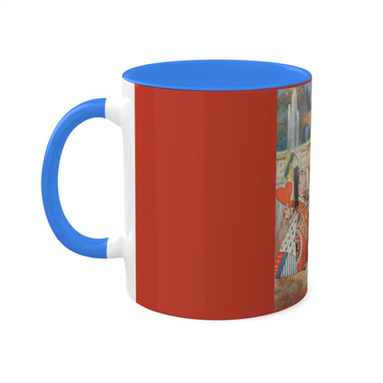Off with her head! Off with— by Sir John Tenniel Colorful Mugs, 11oz