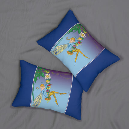 A Fairy's Delight Spun Polyester Lumbar Pillow