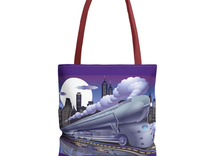 The Art Deco Bullet Train Tote Bag (AOP)