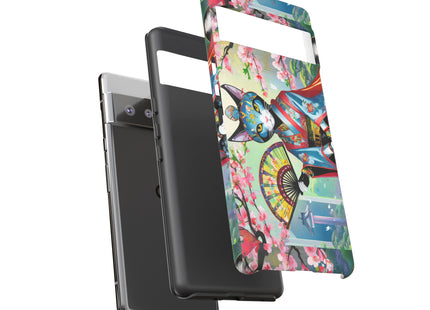 Cyberpunk Geisha Phone Cases