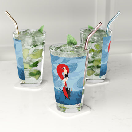 Siren of the Waves Pint Glass – Dramatic Sea Power & Bold Elegance