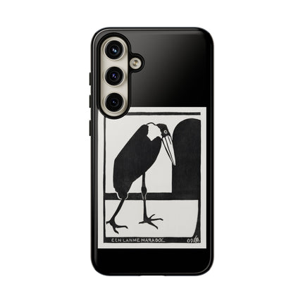 A Lame Marabou by Samuel Jessurun de Mesquita Phone Cases
