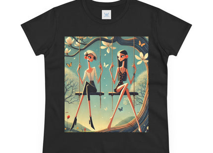 Whispers on the Spring Swing Cotton Tee